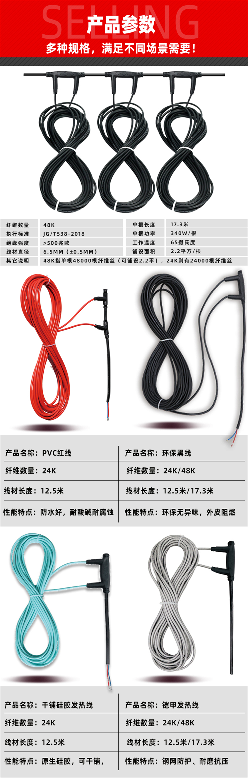 48K-環(huán)保黑墨烯電地暖發(fā)熱線 48K-環(huán)保黑墨烯電地暖發(fā)熱線